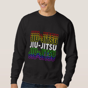 Sweatshirt Colorée Jiu Jitsu Martial Arts Mixed martial art F