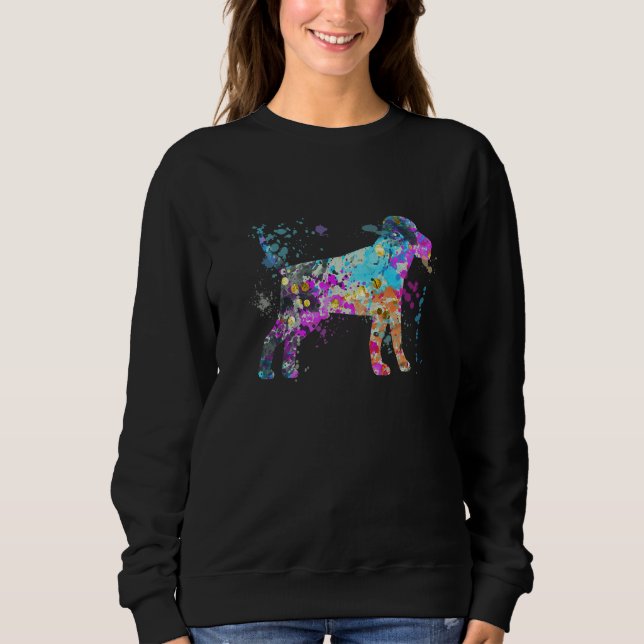 Sweatshirt Colorful Beagle  Dog Beagle (Devant)