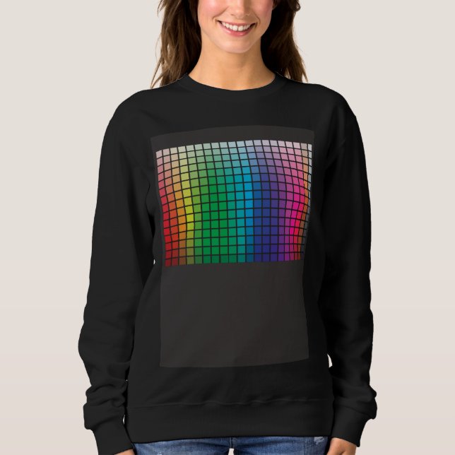 Sweatshirt colour chart colourful colours shades (Devant)
