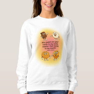 Sweatshirt Combien vos paroles sont douces DIEU - Chrétien