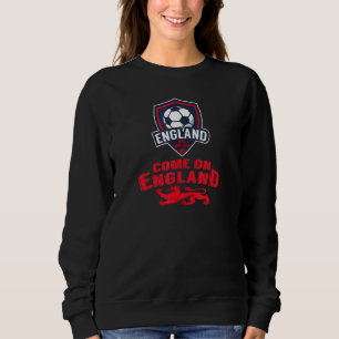 Sweatshirt Come On England National Soccer Team Angleterre Fa