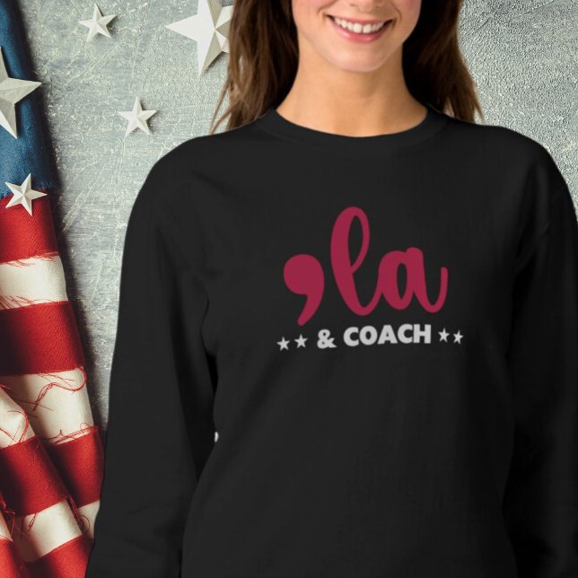 Sweatshirt Comma la & Coach-Harris Walz Dark féminin (Créateur téléchargé)