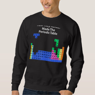 Sweatshirt Comment Ils Ont Réellement Fait Le Tableau Périodi