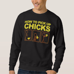 Sweatshirt Comment ramasser les pousses mignonnes cueillir le