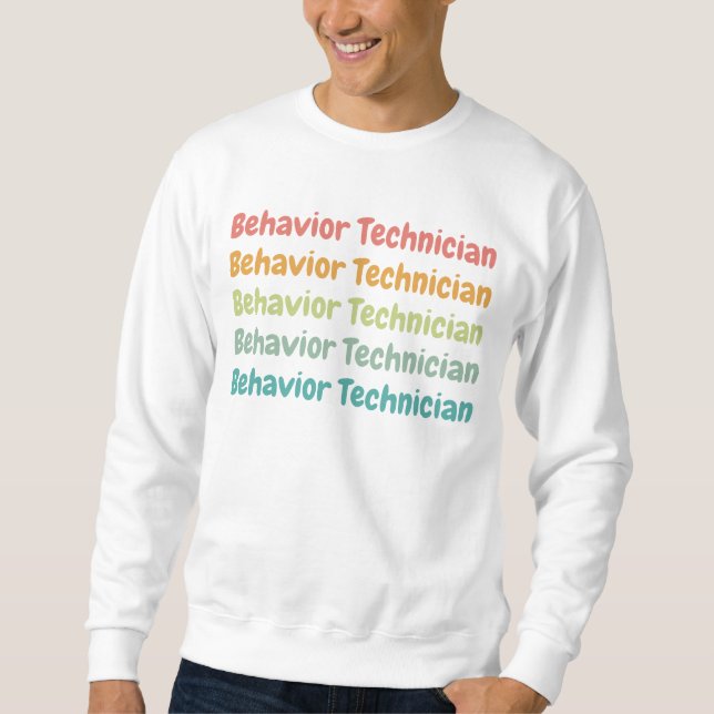 Sweatshirt Comportement Technicien RBT Comportement Technique (Devant)