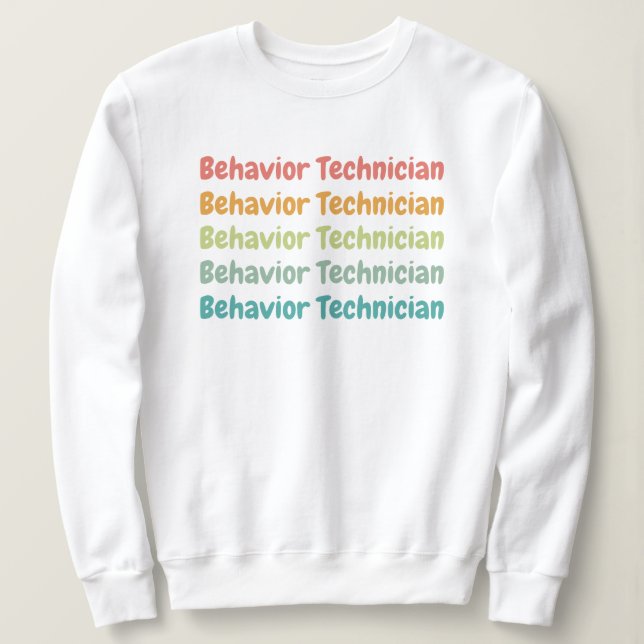 Sweatshirt Comportement Technicien RBT Comportement Technique (Design devant)