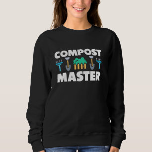 Sweatshirt Compost maître jardinage biologique passionné