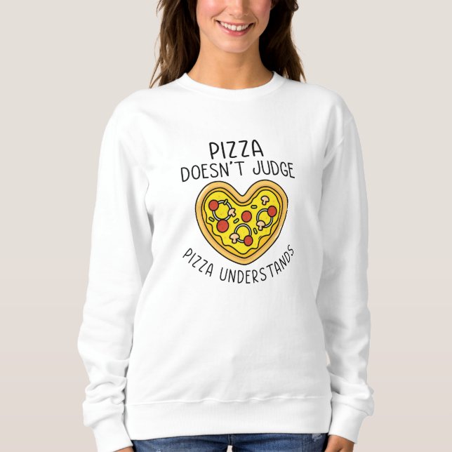 Sweatshirt Comprend La Pizza (Devant)