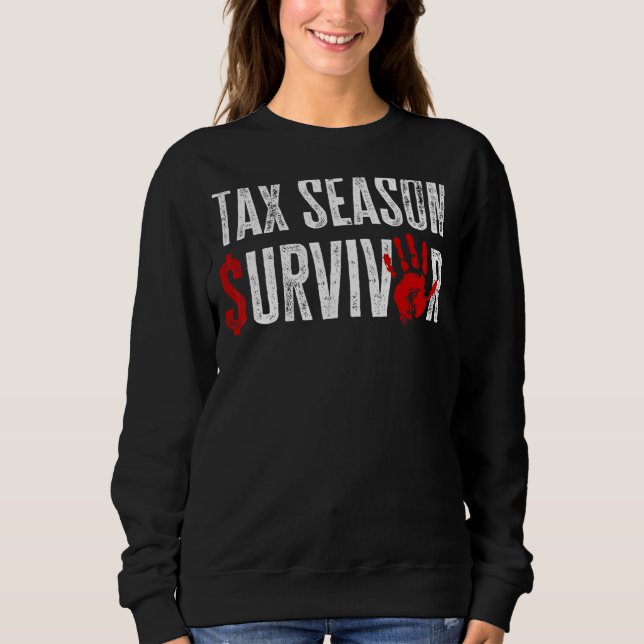 Sweatshirt Comptable comptable des survivants de la saison fi (Devant)