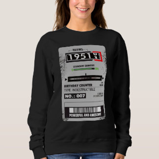 Sweatshirt compteur d'électricité Trois compteurs de phase an