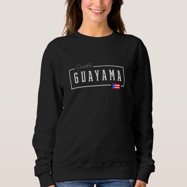 Sweatshirt Comte de Boricua Rican de Guayama City (Devant)