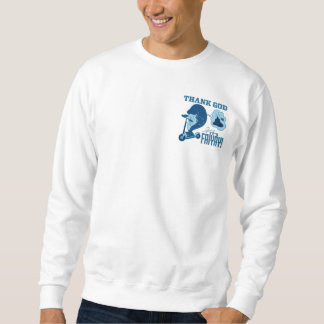 Sweatshirt Conception ASL vendredi - Dieu merci c'est vendred