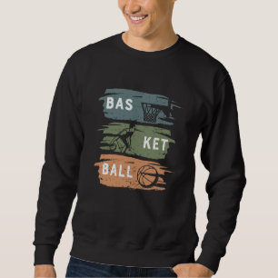 Sweatshirt Conception de basket cool avec 3 couleurs