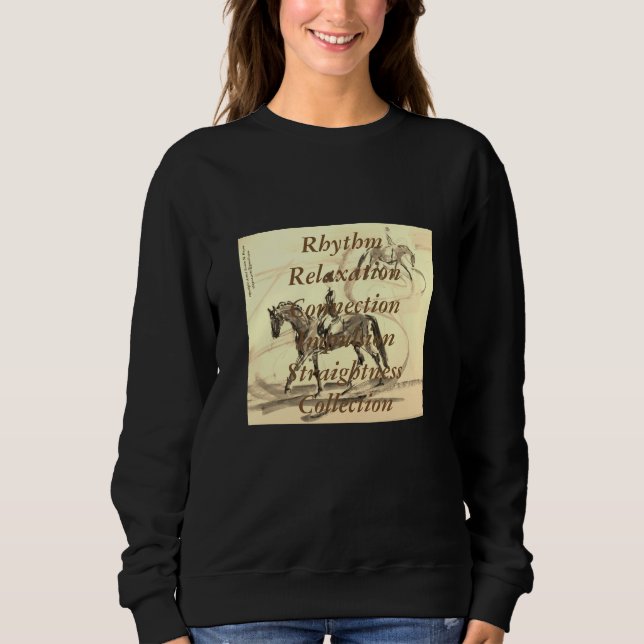 Sweatshirt Conception de chemise ou de veste de dressage - (Devant)
