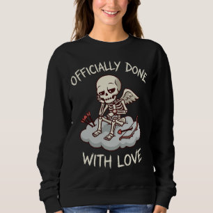 Sweatshirt Conception de Cupidon squelette officiellement fai