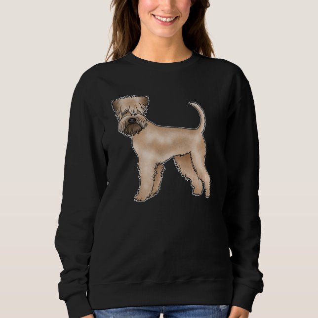 Sweatshirt Conception de dessin de chien de chien de Terrier  (Devant)