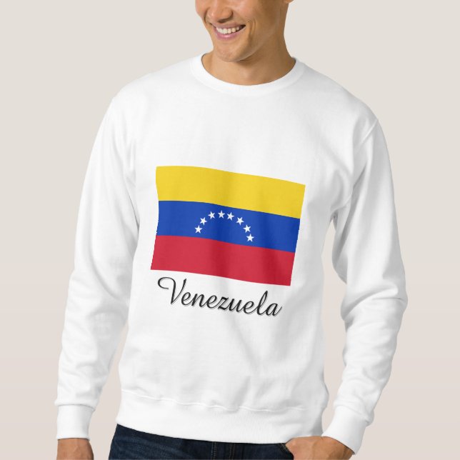 Sweatshirt Conception de drapeau du Venezuela (Devant)