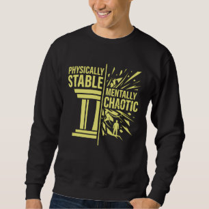 Sweatshirt Conception de dualité stable physiquement et chaot