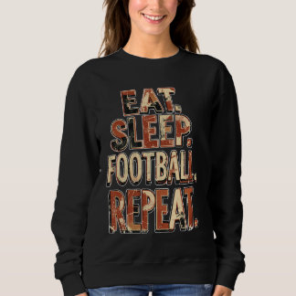 Sweatshirt Conception de fan de football vintage | Graphique