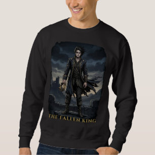 Sweatshirt Conception de fantasy sombre gothique du roi déchu