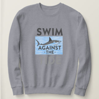Sweatshirt Conception de la motivation du requin gras