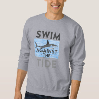 Sweatshirt Conception de la motivation du requin gras