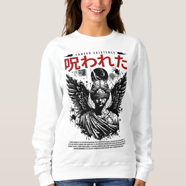 Sweatshirt Conception de l'existence maudit (Devant)