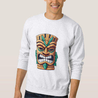 Sweatshirt Conception de masques tribaux