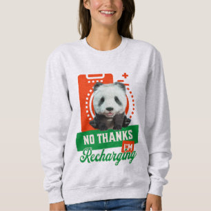 Sweatshirt Conception de recharge de batterie d'introverti pa
