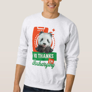 Sweatshirt Conception de recharge de batterie d'introverti pa
