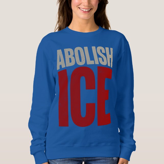 Sweatshirt Conception de typographie de protestation minimali (Devant)