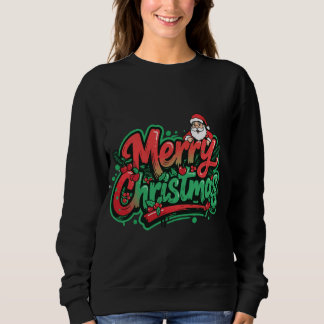 Sweatshirt Conception de vacances de Noël joyeux