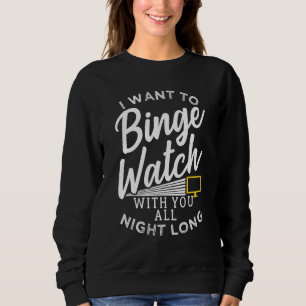 Sweatshirt Conception D'Observation De Binge Pour Les Couples