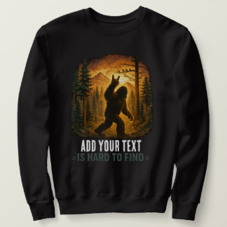 Sweatshirt Conception drôle personnalisée de Bigfoot Sasquatc