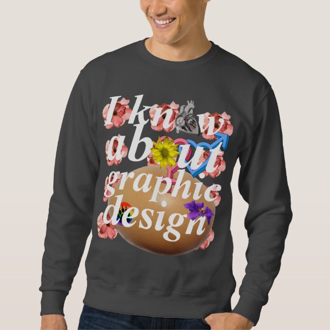 Sweatshirt conception graphique (Devant)