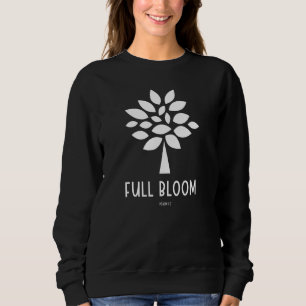Sweatshirt Conception graphique en fleurs complètes