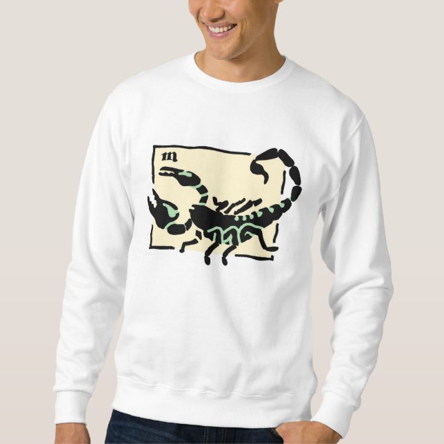 Sweatshirt Conception mignonne de signe d'astrologie de cool (Devant)