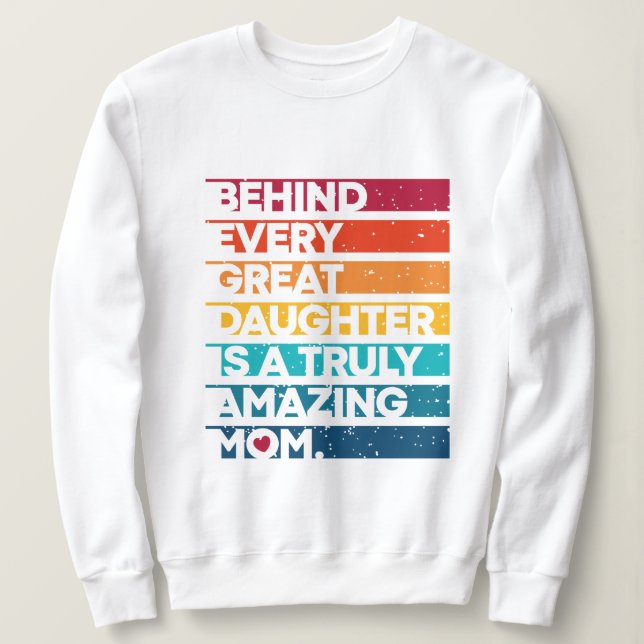 Sweatshirt Conception sympa pour la Journée des mamans (Design devant)