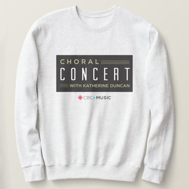 Sweatshirt Concert choral CBC (Design devant)