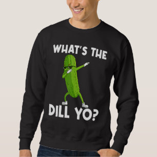 Sweatshirt Concombre Pickle Cool Pour Hommes Femmes Gros Dill