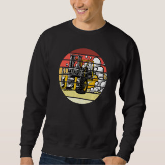 Sweatshirt Conducteur de chariot élévateur à fourche rétro Co