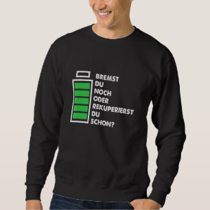 Sweatshirt Conduite de la batterie de voiture électrique de r