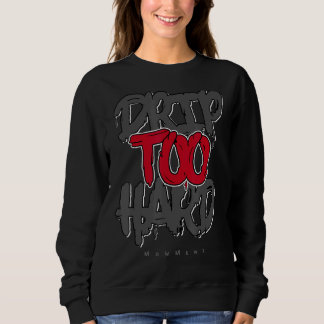 Sweatshirt Conduite trop dure tonnerre rouge 4s Correspondanc