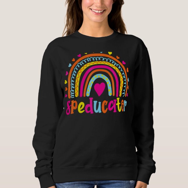 Sweatshirt Conférencier Enseignant de l'éducation spéciale Sp (Devant)