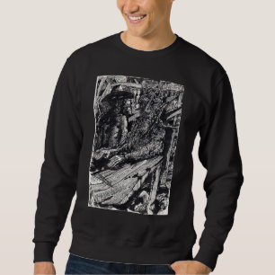 Sweatshirt "Confess !", dessin à l'encre d'Inde