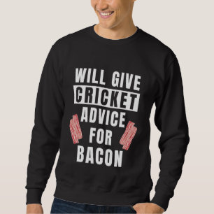 Sweatshirt Conseils de cricket pour l'entraînement sportif Ba