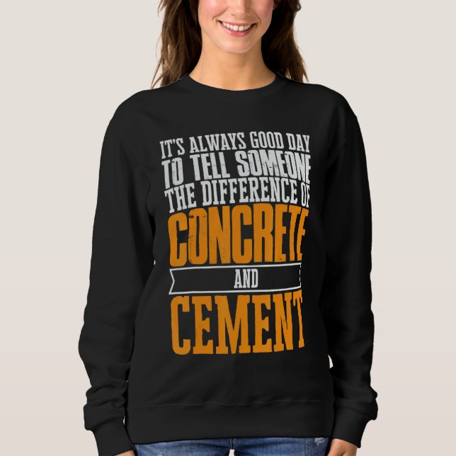 Sweatshirt Construction Concrete Finisher 12 (Devant)
