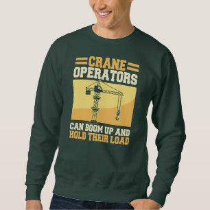 Sweatshirt Construction d'un opérateur de grue Tour d'équipem