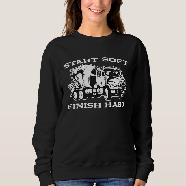 Sweatshirt Construction Worker Concrete Finisher (Devant)