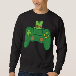 Sweatshirt Contrôleur de jeu vidéo Irish Gamer Boys St patric